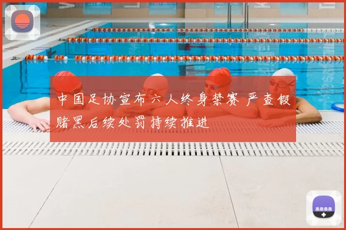 中国足协宣布六人终身禁赛 严查假赌黑后续处罚持续推进